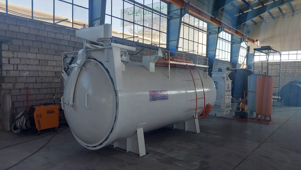 شرکت دانش بنیان پترو صنعت تاراز، طراح و سازنده انواع اتوکلاو های صنعتی مخصوص تولید گچ سولفات کلسیم
