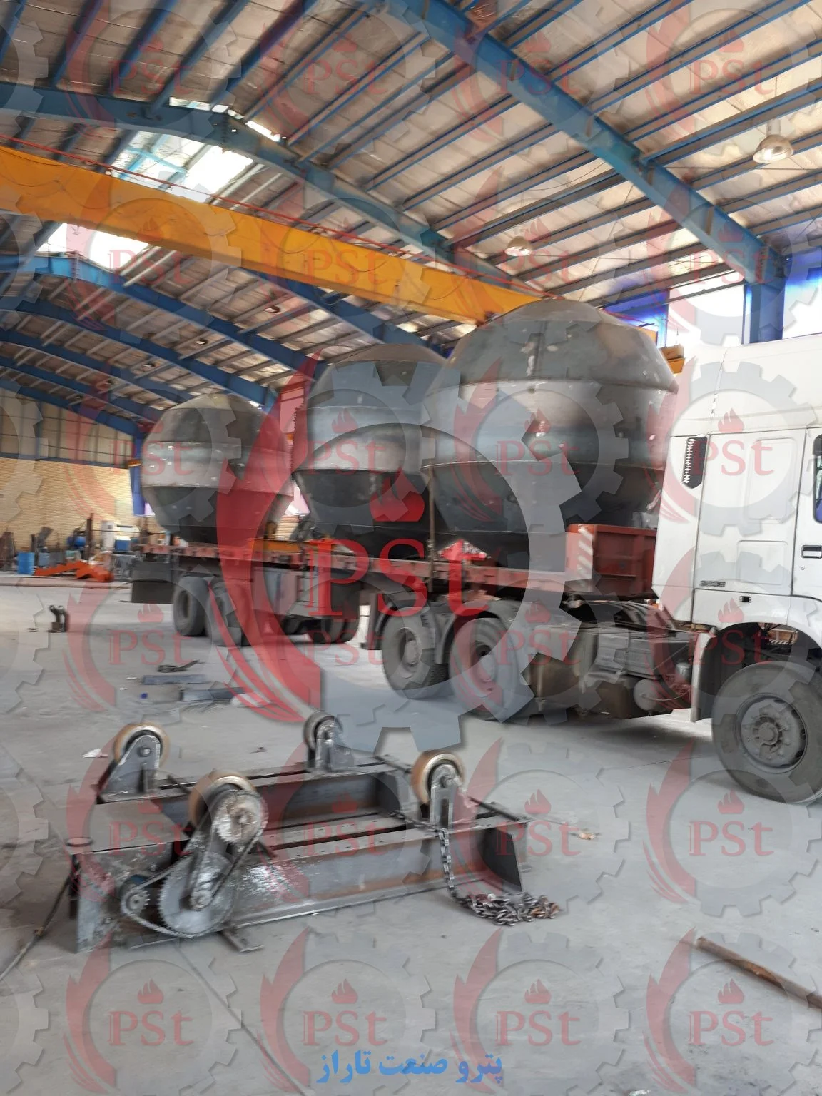 بارگیری مخازن کروی