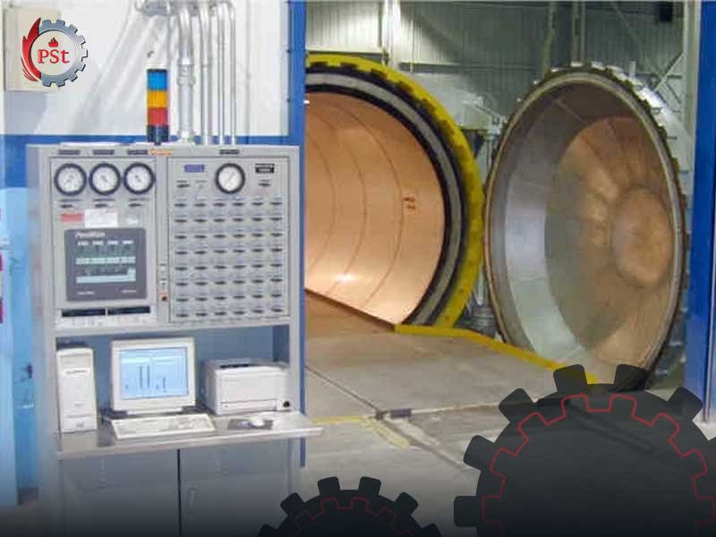 نمونه‌ای از یک واحد کنترل برای اتوکلاو