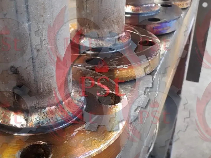 جوشکاری اتصالات و فلنج‌های اتوکلاو