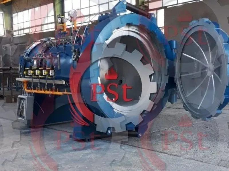 درب خودقفله شده اتوکلاو صنعتی