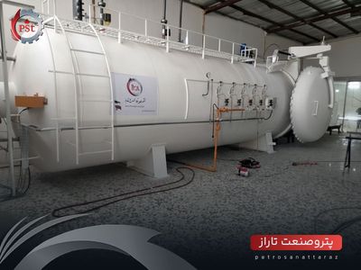 پروژه طراحی و ساخت اتوکلاو شیشه لمینت | پترو صنعت تاراز
