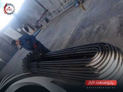 نمونه‌ای از مبدلهای پوسته و لوله