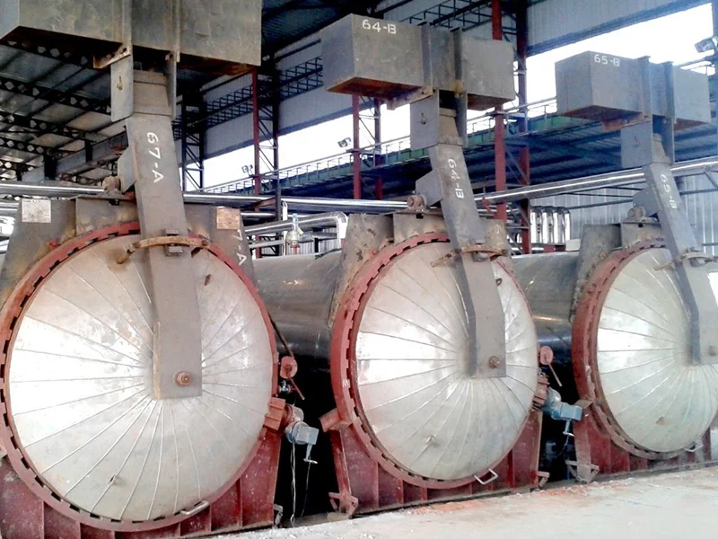 اتاق پخت و عملآوری اتوکلاو برای بلوک AAC