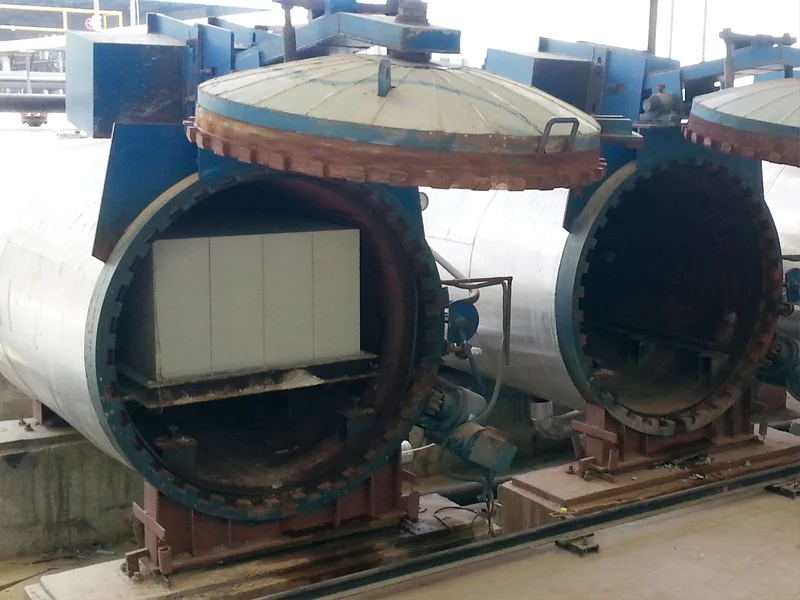 اتوکلاو تجهیزات اصلی خطوط تولید بلوک AAC