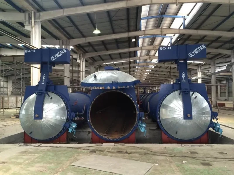 اتوکلاو هیدراتهسازی و پخت نهایی بلوکهای هبلکس