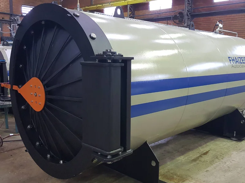 اتوکلاو پرفشار جهت تولید بلوکهای بتن هوادار هبلکس