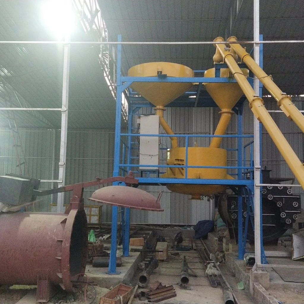 سیلو و میکسر دوغابسازی در خط تولید بلوک هبلکس AAC