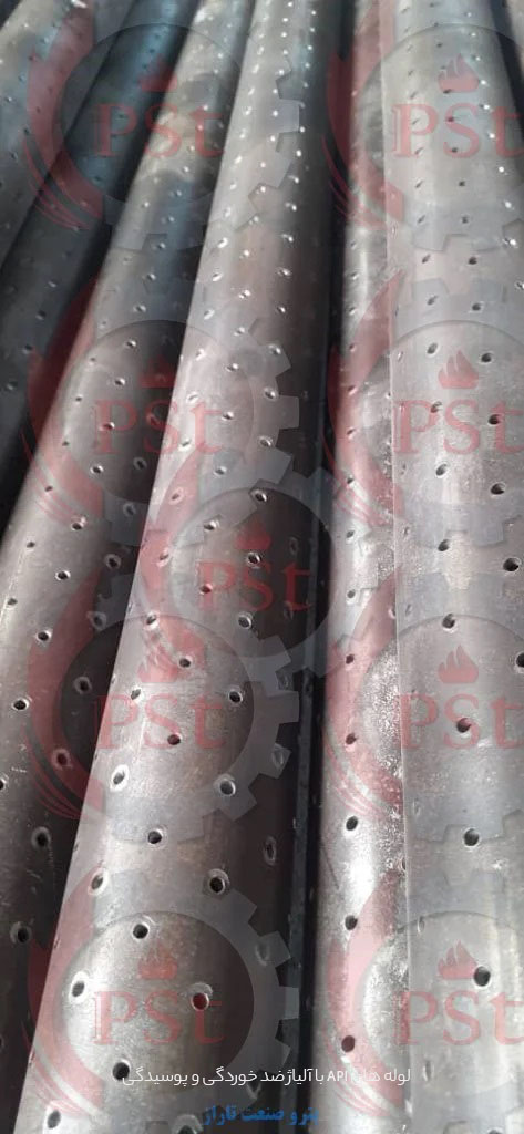 تعداد و فاصله سوراخ های لوله راکتور