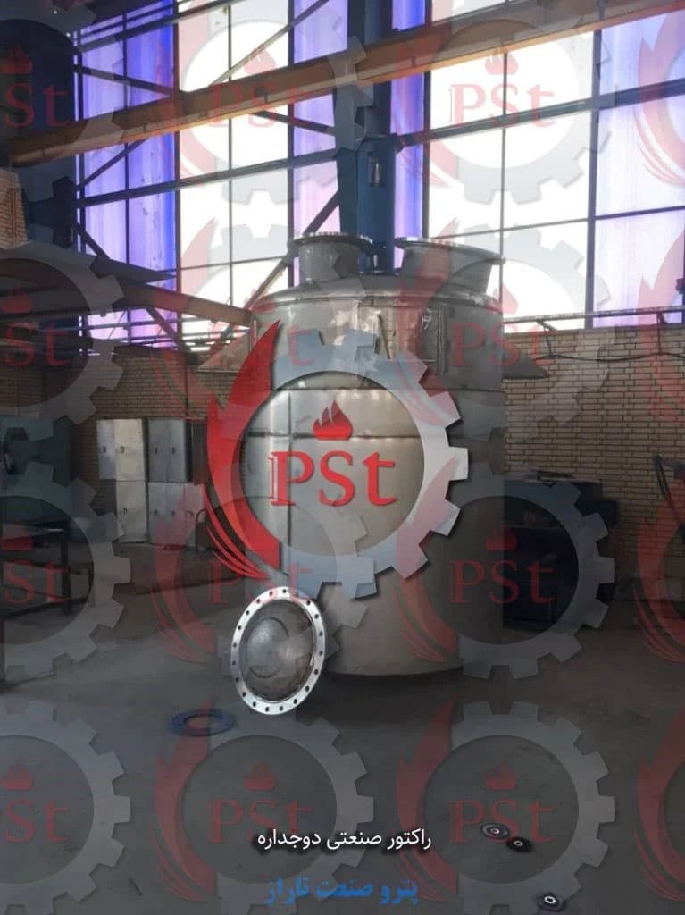 راکتور صنعتی دوجداره با سیستم کنترل دما برای واکنش‌های حساس