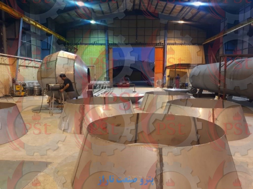 تولید مخازن تحت فشار کروی فولادی با روش شکل‌دهی انفجاری در کارگاه