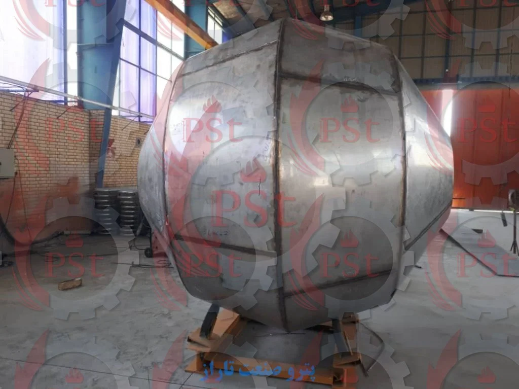 کنترل کیفیت و بازرسی مخازن کروی پس از فرآیند شکل‌دهی انفجاری