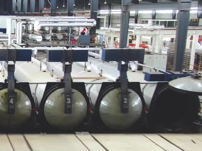 اتوکلاو بلوک هبلکس AAC برای انجام فرآیند پخت و عمل‌آوری بلوک‌های سبک ساختمانی