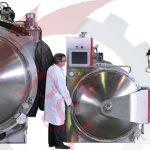 اتوکلاو صنعتی افقی پخت.