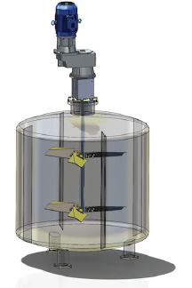 مخزن میکس صنعتی مخصوص فرایندهای تولید مواد شیمیایی