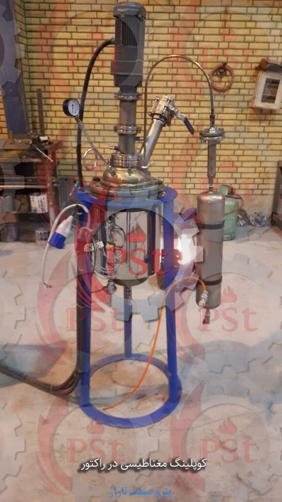 سیستم کوپلینگ مغناطیسی در راکتور برای انتقال بدون نشت گشتاور