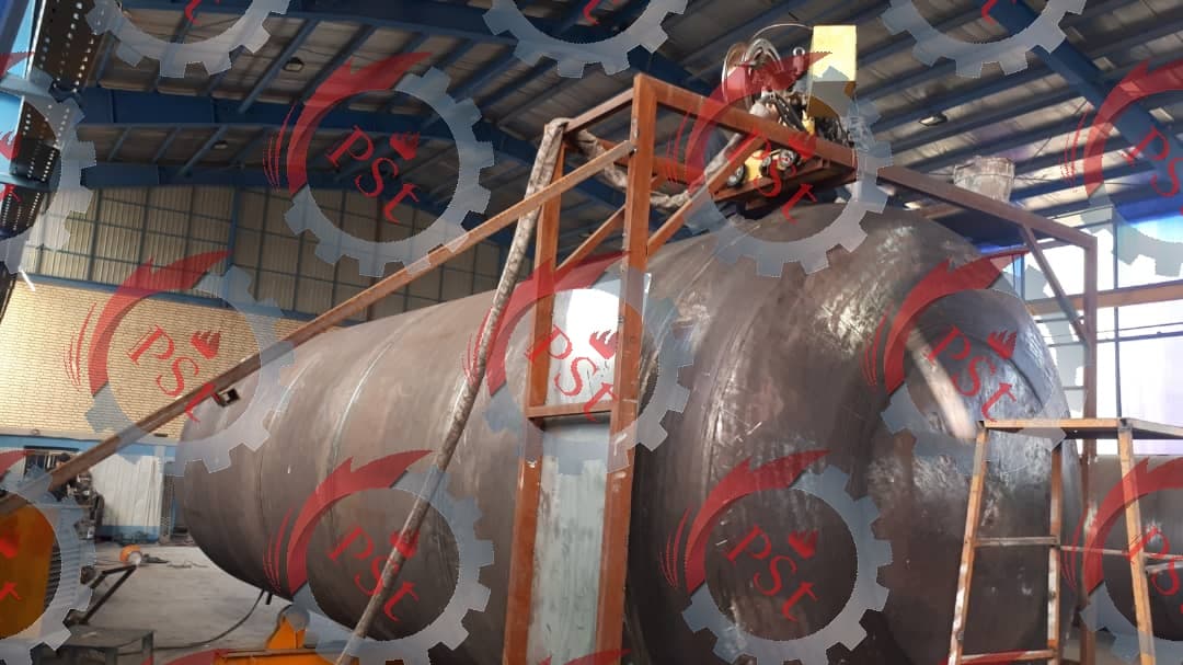 اورهال مخزن تحت فشار همراه با تقویت اتصالات و رفع نشتی‌ها