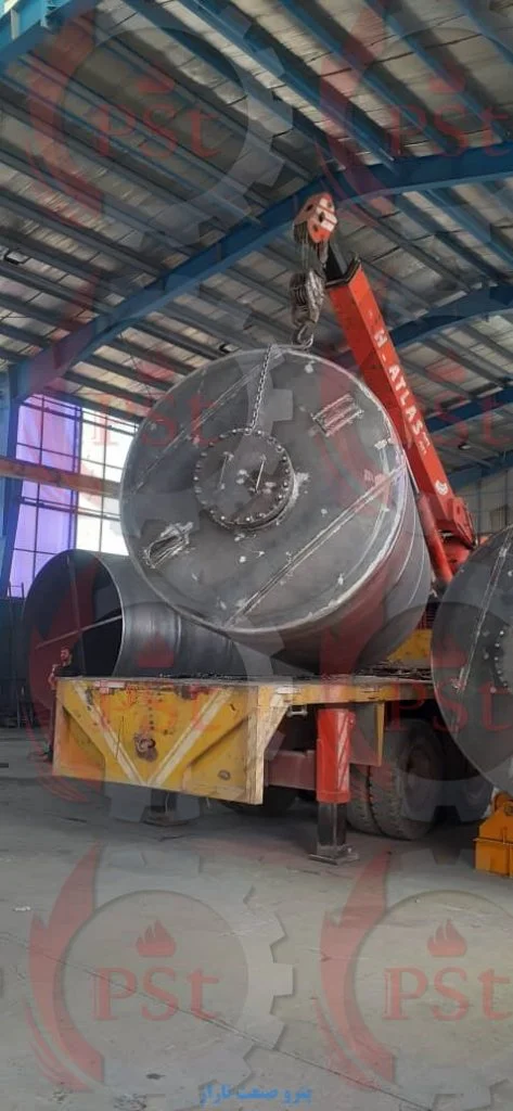 فرایند بارگیری ایمن مخازن تحت فشار برای حمل و انتقال به محل پروژه