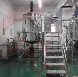 میکسر و هموژنایزر صنعتی برای تولید شامپو با کیفیت بالا