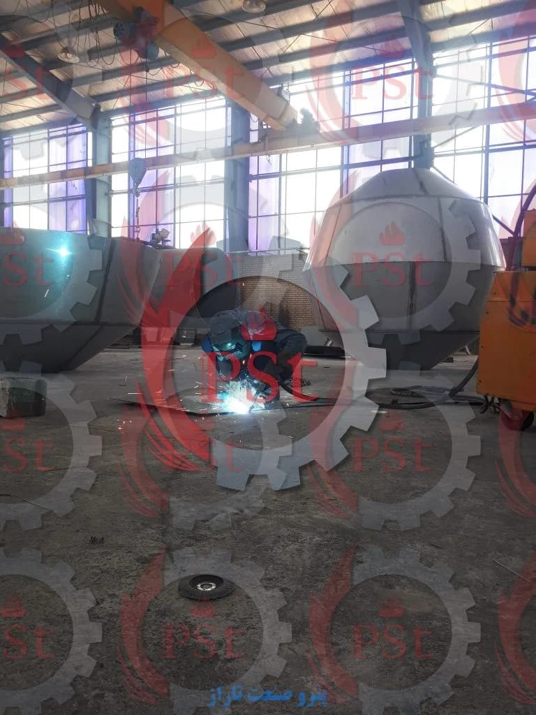 مهندسی و طراحی مخزن کروی جهت ذخیره‌سازی ایمن مواد