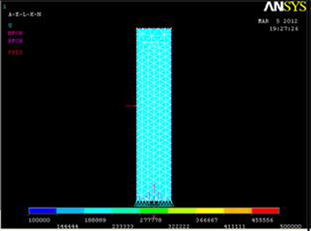 محاسبه تنش‌های حلقوی و طولی در مخازن جدار نازک مطابق اصول طراحی